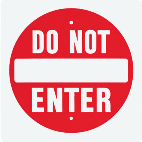 12 X 12" Aluminum "Do Not Enter" Sign