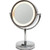 8-1/2" Table Top Lighted Mirr, Chrome Ac