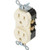 15 Amp Spec Grd Dup Rec-Wh "Pkg Of 10"