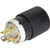 Locking Plugs-White Nylon-15Amp-2 Pole 3