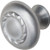 1-1/4" Decorative Cab Knob-Satin Chrome
