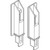 Spring Wardrobe Door Guide - 2 Pack