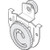 Rear Atlis Wardrobe Roller "Pkg Of 2"