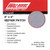 4X4" Self Adhesive Wall Patch "Pkg Of 6"