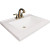 Modular Vanity Tops 37 x 22 Inch Solid White Marble Bathroom Vanity Sink Top And Bowl