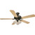 52" Dual-Mount Ceiling Fan Oil-Rubbed Bronze Frosted Light Kit