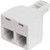Whitee Male Telephone Y Adapter "Pkg Of 2"