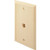 Ivry Surface Phone Jack Plate"Pkg Of 25"