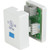 White Cat-5 Surface 1 Port Phone Jack