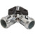 Die Cast Hose Y Adapter W/Shut-Off