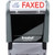 65% Recycled Self-Inking Stamp "Faxed"