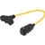 2' 12/3 Stjtw Triple Tap Adapter W/Gfci