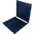 22" Invacare Tapered Blue Vinyl Back