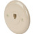 Ivory Round Phone Jack Plate "Pkg Of 2"