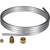 5' x 1/4" O.D. Gas Heating Aluminum Tubing