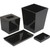 Steeltek Spa Boutique Tissue Box Black