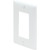 Single Gang Decorator Wall Plate - Ivory - Package Of 10