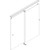 8' Bypass Slot Hanger Door Set