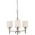 Aubrey Three-Light Chandelier Brushed Nickel