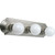 Three-Light Racetrack Fixture Brushed Nickel