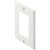 Single Gang Decorator Wall Plate - White - Package Of 25