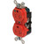 20 Amp Hospital Grade Tamper Resistant Duplex Receptacle - Red