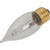 Halogen Bulb Philips 40W Clear Flame, Medium Base, Package of 12