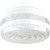 Clear/White Drum Glass Lens 6" Drum 6" Fitter Pack of 4