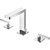 Symmons Duro Widespread Lavatory Faucet Chrome Two Handle With Pop-Up