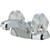 Moen Chateau Lavatory Faucet Chrome Two Handle With Pop-Up