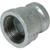Galvanized Malleable Reducing Coupling 3/4" x 1/2"