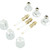 Replacement For Pfister Chrome Three Handle Tub-Shower Valve Rebuild Kit