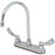 Moen Commercial Kitchen Faucet Chrome Two Handle