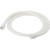 1/2 x 72" White Shower Hose ABS Conicals 1/2" FIP
