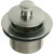 Drain Assembly Lift And Turn 1-7/8" OD 1-1/2" ID Coarse Thread Brushed Nickel