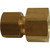 3/8 Comp X 1/2 Female Comp Brass Adapter