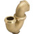Brass Tubular J-Bend Swivel R-Trap 1-1/2" x 1-1/4" Rough Cast Brass IPS