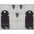 Whirlpool Dishwasher Rack Side Mounting Bracket Kit