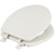Seasons Wood Round Toilet Seat Standard-Duty Bone