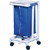IPU Single Hamper With Foot Pedal 32 Gallon Royal Blue Mesh