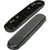 Replacement Armrest Plastic Black Desk Package of 2