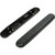 Replacement Armrest Plastic Black Full Package of 2