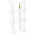 Glove Box Holder Triple Side Entry Horizontal Orientation