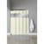 Hooked Vinyl Vision Shower Curtain 72 x 72 Beige Case Of 12