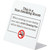 Non-Smoking Room Cleaning Fee Easel Package Of 50