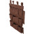 12 Pocket Housekeeping Cart Caddy Brown