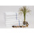 Waves Ribbed Pool Towel 35x60 15.5 Lbs/Doz White With Blue Border Case Of 36