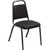 NPSC Black Vinyl Seat Stackable Chair Package Of 4