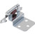 3/8 Inset Self Closing Hinge Pair Polished Chrome Finish Package of 50