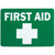 Plastic "First Aid" Sign